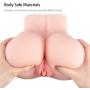 Pussy Ass Masturbator for Male, 3D Realistic Butt Vagina and Anal Stroker for Couples Men Masturbation, Silicone Virgin Anus Love Doll with 2 Hole (5.6 pounds)