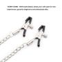 RYOZOCH SM Ball Gag Silicone with Chained Nipple Clamps O Ring Open Mouth Gag Adjustable Strap Bondage Harness Restraints