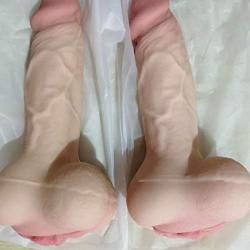 Zlolia Superior Anal Realistic Penis Dildo with Suction Cup Adult Sex Toys for Women, Flesh