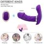 Perfect Size Party Gifts Tongue Licking Clitorial Toys Waterproof Multi Speed High Frequency Wand 2 in 1 Lifelike Toys for Women Heating Function T-Shirt