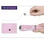 CAREMORE Personal Wireless Wand Massager Portable, Pen Style Waterproof Silent USB Rechargeable, 10 Powerful Frequency Handheld Electric Massage for Neck Back Shoulder Body -Pink