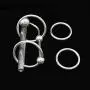 Raycity Stainless Steel Urethral Sound Catheter Stretching Dilator Penis Plug w/ 2 Rings for Male Beginner Raycity Stainless Steel Urethral Sound Catheter Stretching Dilator Penis Plug w/ 2 Rings for Male Beginner