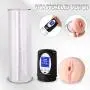 Rechargeable Automatic Penis Vacuum Pump with 4 Suction Intensities for Stronger Bigger Erection, Male Enhancement Pump Enlarger Adult Sex Toys with LCD Screen & Clear Cylinder for Easy Viewing