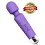 Rechargeable Personal Wand Massager, Compact Power Wand Massager, 20x Multi-Speed Vibrations (Purple) Rechargeable Personal Wand Massager, Compact Power Wand Massager, 20x Multi-Speed Vibrations (Purple)