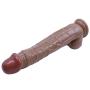 12.59in Safe Real Big Soft Simulation Strong Suction Real SE Toy Stick for Women, Brown