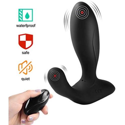 Utimi Butt Plug Anal Sex Toys Prostate Massager Waterproof Anal Vibrator Rechargeable with Remote Control Adult Sex Toys for Men or Women