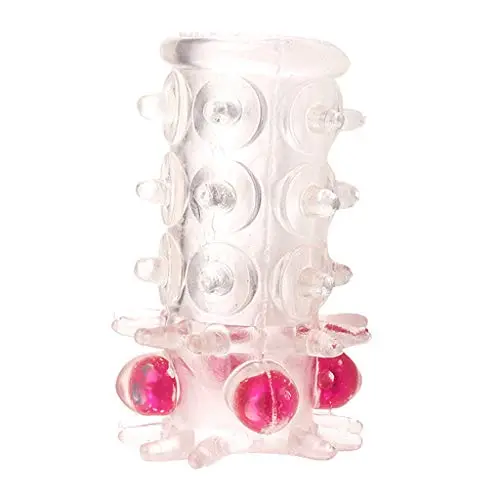 Sixinu Transparent Bead Massager Sleeves Rings Extender Toys for Male Sixinu Transparent Bead Massager Sleeves Rings Extender Toys for Male