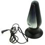 ThinkMax Large 5 Inch Anal Plug Adjust Cock Ring Penis Rope Electric Shock Pulse Device Butt Plug Stimulation Masturbation Tool