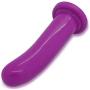 Silicone Suction Cup Dildo Curved for Vaginal and Anal Penetration Sex Toy