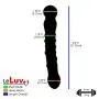 LeLuv Pretty Pink Glass Dildo and Butt Plug 3 Piece Gift Set Bundle with Premium Padded Pouches for Each LeLuv Pretty Pink Glass Dildo and Butt Plug 3 Piece Gift Set Bundle with Premium Padded Pouches for Each