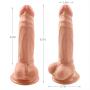 Picdd Realistic Real Soft Dîldɔ Waterproof Relax Massage Tools (Color : Skin)