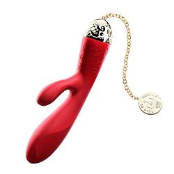 ZALO Rosalie Rabbit Vibrator Bright Red