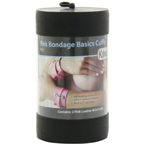 Spartacus Pink Bound Leather Wrist Cuffs Spartacus Pink Bound Leather Wrist Cuffs