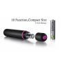 Sexy Slave Portable Waterproof 10 Speed Bullet Vibrator - Mini Electrical Massager - Clit Stimulator (Pack of 2, Pink and Purple)