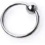 Penis Glans Ring Erection Enhancing with Stainless Steel Joy Ball Sex Toy for Cock Pleasure (1 -inch, 26mm ID)