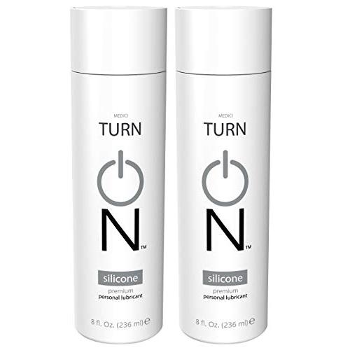 Turn On Silicone Lubricant (8 Ounce (2 Pack))