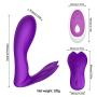 Wearable Wireless Remote Control Clitoris and G-Spot Stimulator, Clitoral Dildo Silicone Vibrators for Adult, Rechargeable Waterproof Vibrate Masturbation G Spotter Stimulator … (Purple)