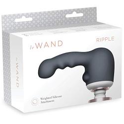 LE WAND - Ripple Weighted Silicone Wand Pleasure Enhancing Massager Attachment - for 10-Speed Massager