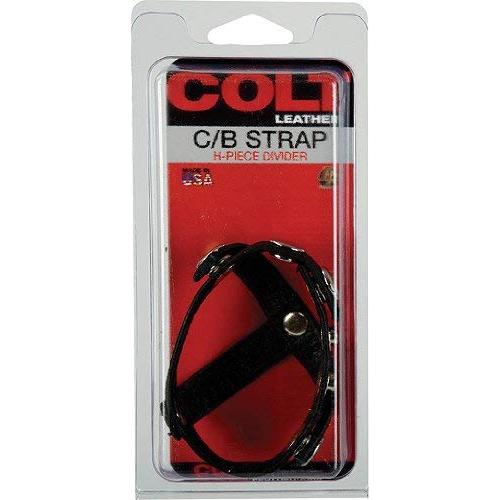 California Exotics COLT Leather H-Piece Divider Strap