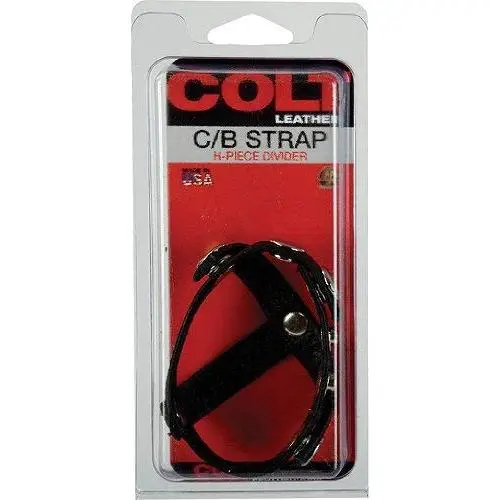 California Exotics COLT Leather H-Piece Divider Strap California Exotics COLT Leather H-Piece Divider Strap