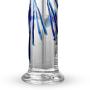 LeLuv Dildo 11.5 inch Glass Goliath Thick Huge Veiny Big Bundle with Premium Padded Pouch