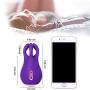 G Spot Vibrator - Iusmnur Silicone Mini Clitoral Vibrator with 4 Tentacles 10 Frequency for Intense Clit Orgasm, Rechargeable Waterproof Nipple Stimulator Sex Toys for Women and Couples (Purple)