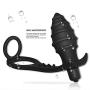 Anal Vibrator 10 Speed Prostate Massager Vibrating Anal Plug Silicone Waterproof Sex Toys