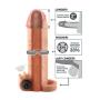 Pipedream Fantasy X-tension Vibrating Real Feel, Flesh, 2 Inch