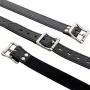 HuiZhi Adult SM Restraint Set Leather Belts,Sex Bed Bondage System for Couples,Wrist Cuffs,Thigh Cuffs,Ankle Cuffs,Adjustable Fetish Body Restraint Kit(7 Pieces)