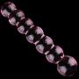 Glow Castle Crystal Glass Pleasure Wand Dildo Penis - Purple Charm