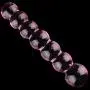 Glow Castle Crystal Glass Pleasure Wand Dildo Penis - Purple Charm Glow Castle Crystal Glass Pleasure Wand Dildo Penis - Purple Charm