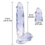 JSCRlove Realistic Ultra Soft-Ďîldɔ Women Soft Wand Massager, Jelly Massage with Suction Cup Women Underwear