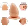 Wushuangyu 5.12 Inch Best Plǚg Trainer Stimulator Toy for Couple Female - Vibrant Toy (Color : Brown)