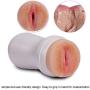 MLSice Male Masturbator Real Vaginal Realistic Pocket Pussy Strong Suction Suck Vacuum Masturbating Masturbation Cup Adult Sex Toys for Men