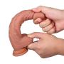 Guiseniour 8.3 Inches Realistic Dillos with Suctionn Cup Fake Peniiis Adullt Six Massage Toys