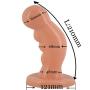 Personal Dicks for Women XL Dilatador Anaels Plug for Men Women (Color : Black)