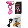 RITER Double Vibranting Rings Pennis Ring Enhancer Man Delay Stimulator Six Toys for Men&Couple