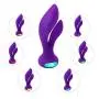 IMO Vibrating G-spot Rabbit Massager - Dual Motors Stimulation Vibrator - Quiet yet Powerful - Rechargeable & Waterproof - Best for Women or Couples (Purple)