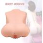 Rzoeox Sex Doll Male Masturbator with Vagina and Anal, 3D Lifelike TPE Torso Toys with Metal Skeleton for Men Masturbation (14.2 x 10.3 x 5.7in, 5.5kg)
