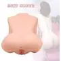 Rzoeox Sex Doll Male Masturbator with Vagina and Anal, 3D Lifelike TPE Torso Toys with Metal Skeleton for Men Masturbation (14.2 x 10.3 x 5.7in, 5.5kg)