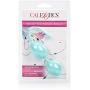CalExotics Weighted Kegel Balls - Duotone Ben Wa Kegel Weights - Pelvic Floor Exercise Balls - Adult Silicone Sex Toys - Teal