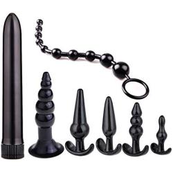 CONtenct 7PCS Vibritor Anul Plug Adult Six Toys Kit Band Slave Toy Games for Couple s