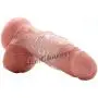 SlimCharger Ribbed Enlarger Enhancer Sleeve with Ball Ring Toy for Men