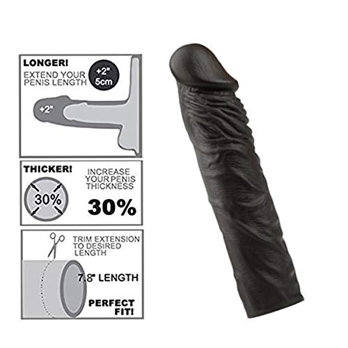 Skin 10inch Pê-NIS Sleeve Vib-ratór Reusable Cóndoms for Men Pê-NIS En-la-rgement Delay Ejacuation Trainer Pê-nisring Cóndom Condones Safer 4894546