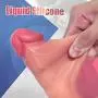 G spot Dildo,Silicone Thrusting Dildo Sex Toy with Strong Suction Cup 8 Rotating and Vibration Modes for G Spot Clitoral Anal Stimulation,Realistic Vibrator Dildo Penis Huge Glans for Unisex