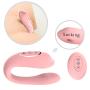Powerful Wireless Remote Control Rechargeable Mini U Shape Massage, 8-Frequency Clitoris Orgasm Tool Dual Motor Vaginal Anal Sucking Toy