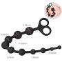Sexbaby Anal Chain with 10 Balls, Anal Plug with Anal Beads for Men and Women
