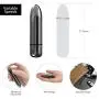 Pure Love 3 Inch Vibrating Bullet Platinum Color, Waterproof with variable touch speed control, Adult Sex Toy, Metallic Grey Vibrator