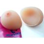 1400g/pair Water Drop Shape Silicone Mastectomy Breast Form Breast Enhancer Artificial Breasts F Cup,with Pink Protective Bag