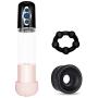 SANNUYA Hands Free Silicone Pleasure Toy LCD Display Pênňis Pump Vacuum Enlargement Bigger Adult Men Pump, Toys for Adult Men Relax Massage Wand